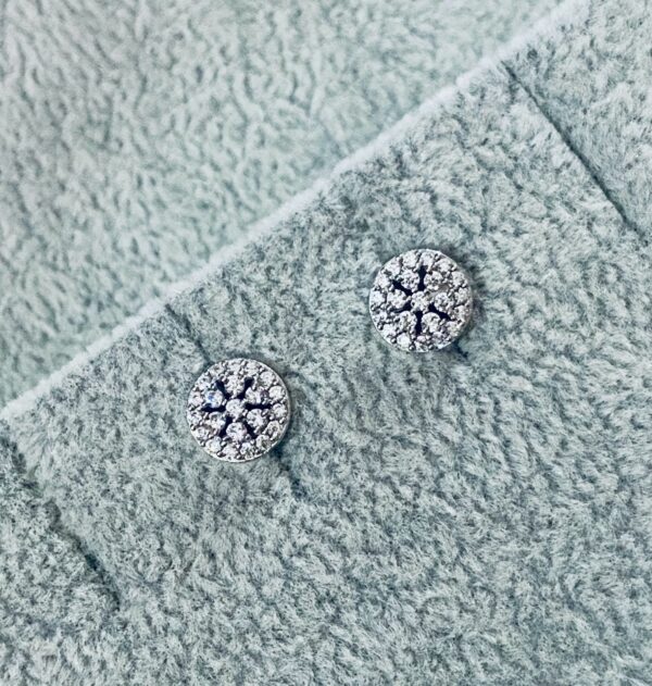92.5 Pure Silver Premium AD Ear Tops