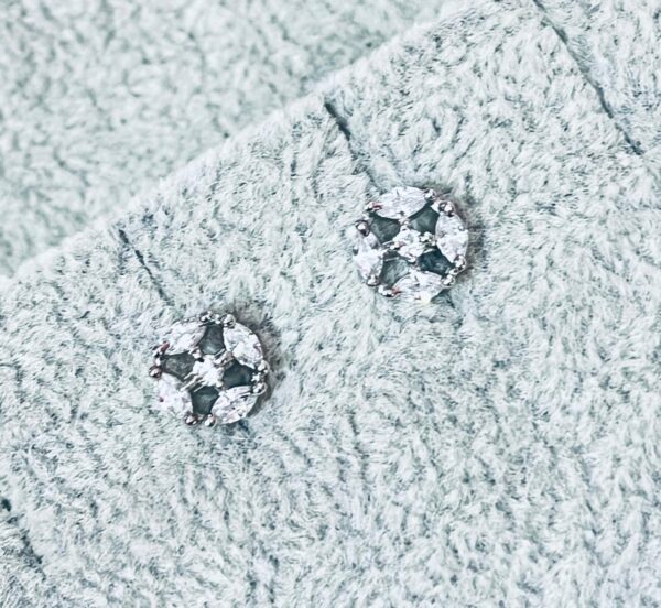 92.5 Pure Silver Premium AD Ear Tops