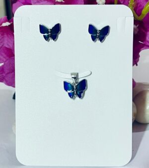 WhatsApp Image 2026-07-02 at 4.44.07 PM (1) 92.5 Pure Silver Premium Blue Butterfly Pendant With Tops (Without Chain)