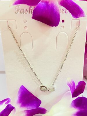 WhatsApp Image 2026-07-02 at 4.44.29 PM (2) 92.5 Pure Silver Premium Infinity AD Stone Chain Pendant