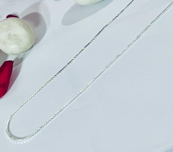WhatsApp Image 2026-07-02 at 4.44.43 PM (2) 92.5 Pure Silver Box Chain (Size-16")