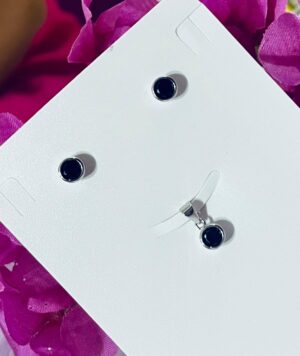 92.5 Pure Silver Premium Pendant With Eartops (Without Chain)