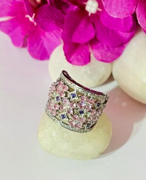 92.5 Pure Silver Premium Princes Finger Ring (Size-13)
