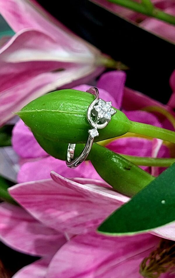 WhatsApp Image 2026-08-05 at 3.31.38 PM 92.5 Pure Silver Premium Floral Design Finger Ring (size-15)