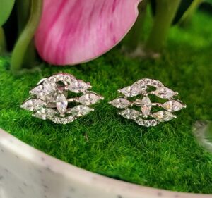 92.5 Pure Silver Premium Design Ear Tops