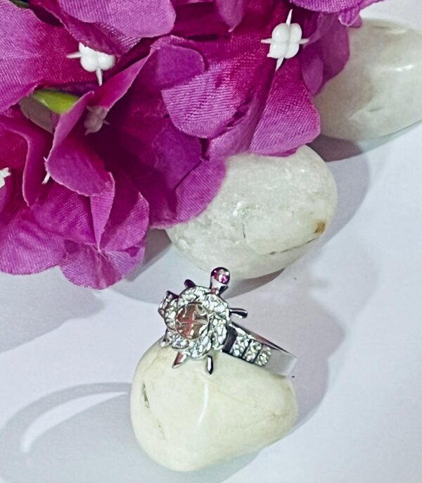 92.5 Pure Silver Premium Turtle Finger Ring (size-22)