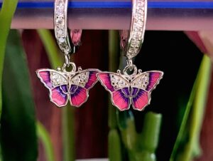 WhatsApp Image 2026-08-09 at 4.29.38 PM 92.5 Pure Silver Hanging Premium Butterfly Earrings