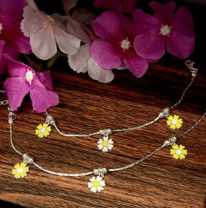 WhatsApp Image 2026-08-10 at 4.05.38 PM 92.5 Pure Silver Sun Flower Design Baby Payal