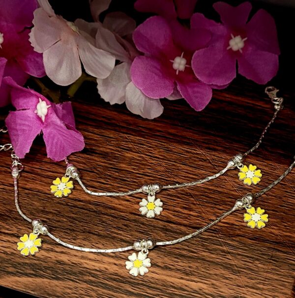 WhatsApp Image 2026-08-10 at 4.05.38 PM 92.5 Pure Silver Sun Flower Design Baby Payal