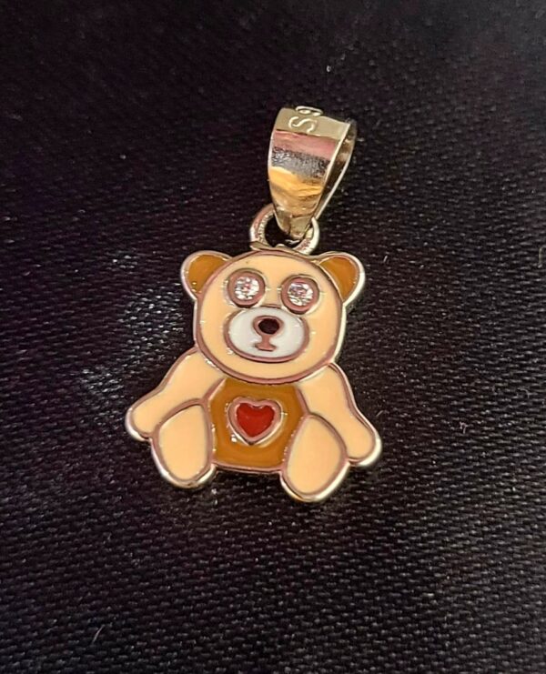 WhatsApp Image 2026-08-10 at 6.44.21 PM 92.5 Pure Silver Imported Teddy Baby Pendant