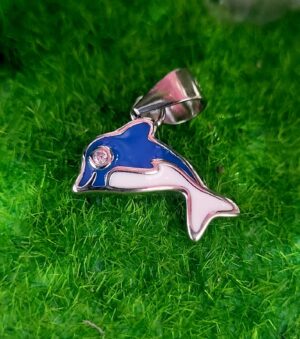 WhatsApp Image 2026-08-10 at 6.44.35 PM 92.5 Pure Silver Imported Dolphin Baby Pendant