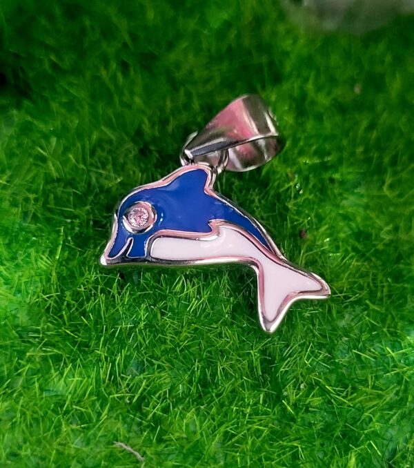 WhatsApp Image 2026-08-10 at 6.44.35 PM 92.5 Pure Silver Imported Dolphin Baby Pendant