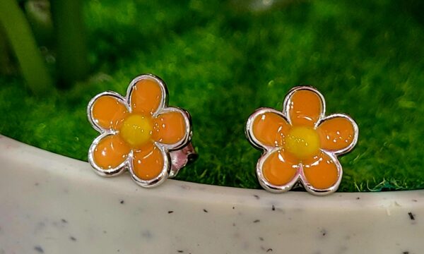 WhatsApp Image 2026-08-26 at 4.17.02 PM 92.5 Pure Silver Premium Yellow Flower Ear Tops