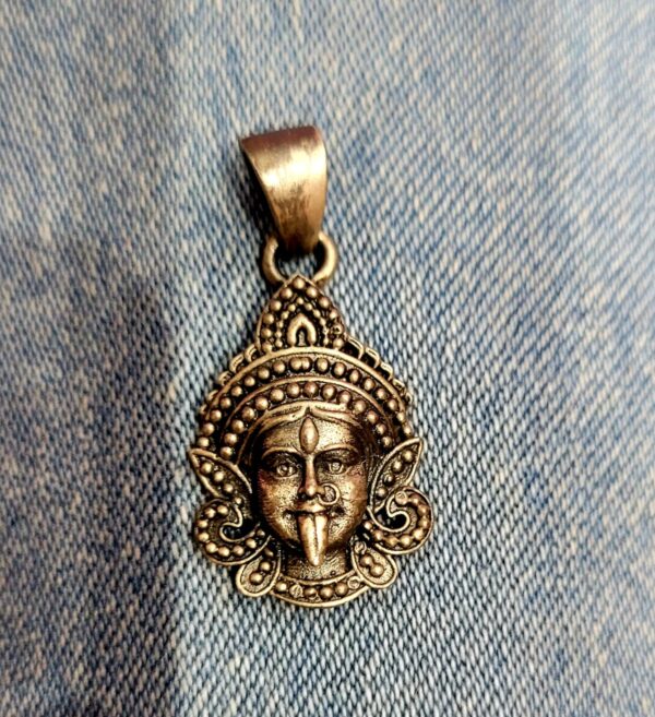 WhatsApp Image 2026-08-29 at 12.03.01 AM 92.5 Pure Silver Oxidize Maa Kali Pendant