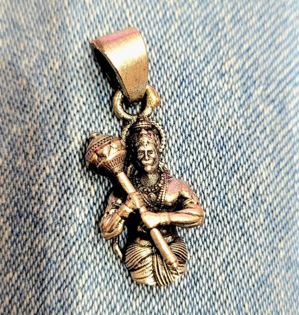 WhatsApp Image 2026-08-29 at 12.03.03 AM (1) 92.5 Pure Silver Oxidize Hanumanji Pendant