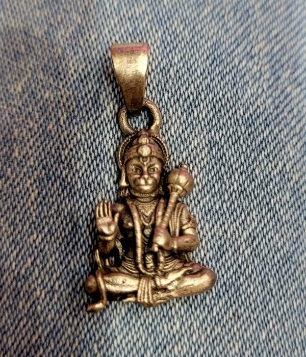 WhatsApp Image 2026-08-29 at 12.03.03 AM 92.5 Pure Silver Oxidize Hanumanji Pendant