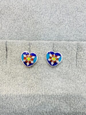 WhatsApp Image 2026-09-07 at 11.43.41 PM (1) 92.5 Pure Silver Monipuri Small Heart Shape Ear Tops