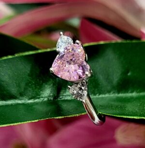 WhatsApp Image 2026-09-07 at 5.28.17 PM 92.5 Pure Silver Premium Heart Pink Stone Finger Ring (Size-17)