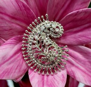 WhatsApp Image 2026-09-08 at 12.46.19 PM 92.5 Pure Silver Kolka Design Brooch
