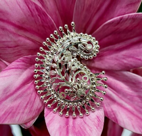 WhatsApp Image 2026-09-08 at 12.46.19 PM 92.5 Pure Silver Kolka Design Brooch